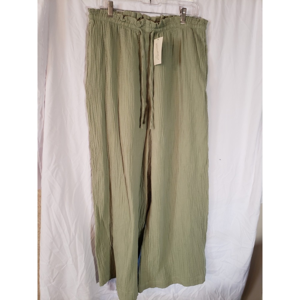 Women's Universal Threads Olive Wide Leg Pants Size L